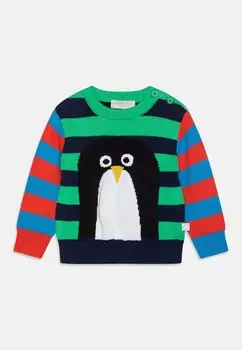 Вязаный свитер JUMPER PENGUIN BABY Stella McCartney Kids, цвет colourful