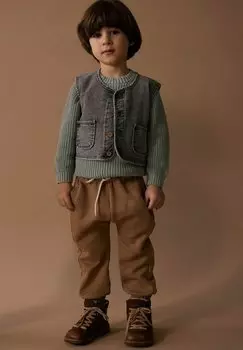 Вязаный свитер Lil' Atelier, цвет jadeite