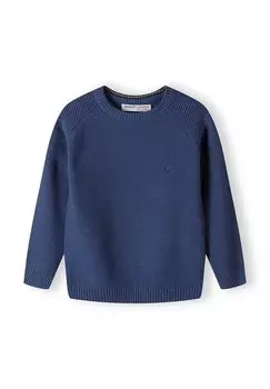 Вязаный свитер MINOTI, цвет denim marl