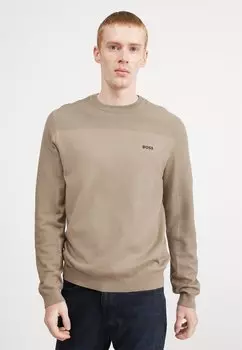 Вязаный свитер MOMENTUM BOSS, цвет beige