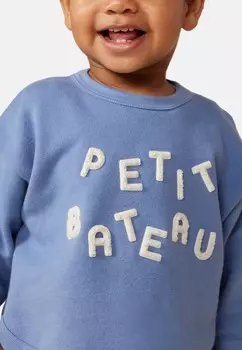 Вязаный свитер Petit Bateau, синий