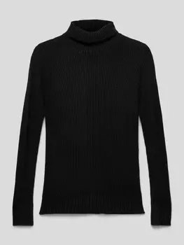 Вязаный свитер с водолазкой модель "JORKYLE" Jack & Jones, черный