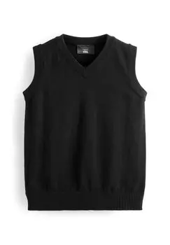 Вязаный свитер SCHOOL TANK Next, цвет black