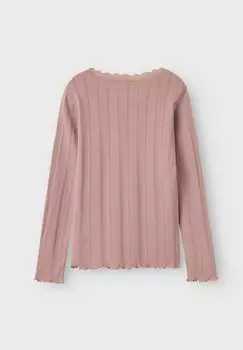Вязаный свитер SLIM FIT Name it, розовый