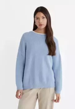 Вязаный свитер Stradivarius, синий
