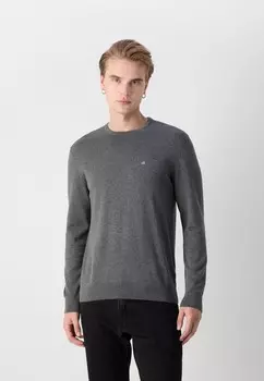 Вязаный свитер SWEATER Calvin Klein, темно-серый