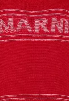 Вязаный свитер UNISEX Marni, красный