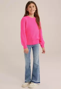 Вязаный свитер WE Fashion, розовый