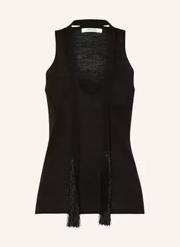Вязаный топ изысканный топ Essentials Dorothee Schumacher, черный