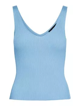 Вязаный топ VERO MODA Knitted Top GLORY, светло-синий