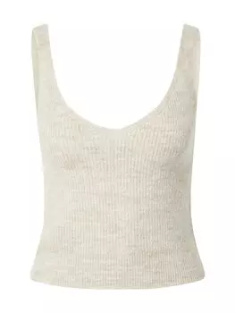 Вязаный топ VERO MODA LEFILE, бежевый