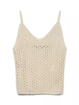 Вязаный топ VERO MODA VMRegina, белый