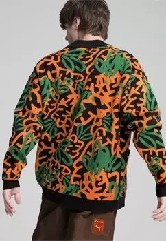 Вязаный жакет Puma, черный