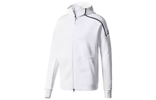 Временная куртка мужская белая Adidas, белый