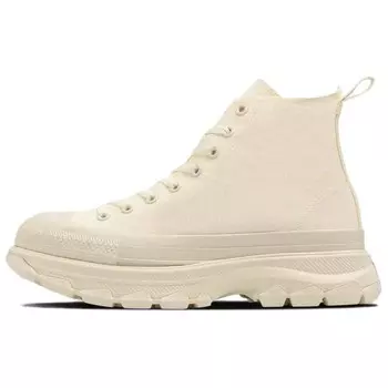Все кеды Star Trekwave унисекс с высоким берцем бежевого цвета Converse