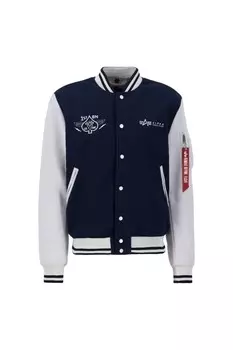 Всесезонная куртка ALPHA INDUSTRIES Between-Season Jacket, цвет navy/white
