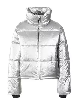 Всесезонная куртка GAP Between-Season Jacket, серебряный