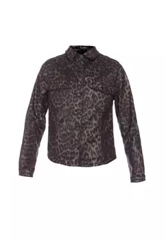 Всесезонная куртка Le Temps Des Cerises Between-Season Jacket, цвет brown/black