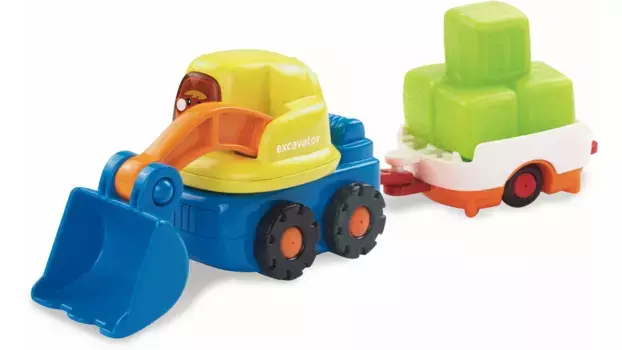 VTech Тут Тут Бэби Флитцер экскаватор и прицеп