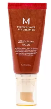 ВВ крем для лица Missha M Perfect Cover BB SPF42 PA+++, 27 Honey Beige