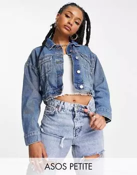 Выбеленная джинсовая куртка \"Original\" ASOS DESIGN Petite