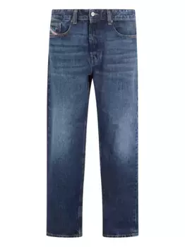 Выцветшие джинсы DIESEL, синий