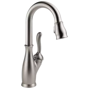 Выдвижной барный кран Delta Leland с одной ручкой, spotshield stainless