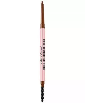 Выдвижной карандаш для бровей Super Fine Brow Detailer Too Faced, цвет Auburn