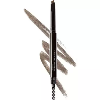 Выдвижной карандаш для бровей Wet N Wild Ultimate с треугольным и сверхточным кончиком пепельно-коричневого цвета, Wet 'N' Wild