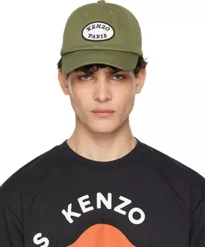 Вышитая кепка Paris VERDY Edition Kenzo, хаки