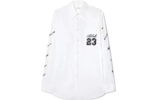Вышитая рубашка Off-White, белый