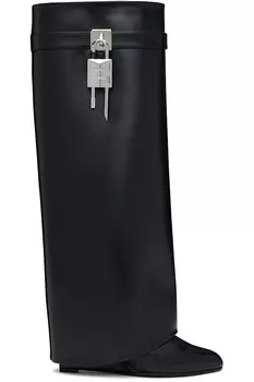 Высокие ботинки Shark lock Givenchy, черный