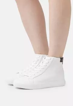 Высокие кеды Calvin Klein, белый/черный