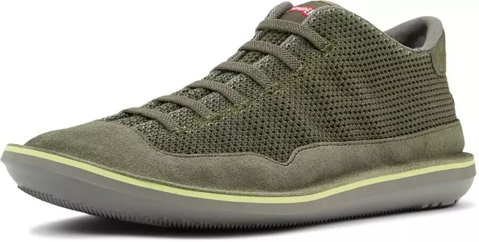 Высокие кеды CAMPER High-Top Sneakers Beetle, цвет light green/dark green