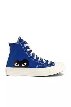 Высокие кеды Чака Тейлора Comme Des Garcons Play, синий