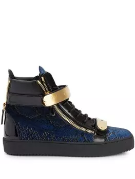 Высокие кеды Coby Giuseppe Zanotti, синий