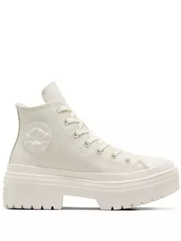 Высокие кеды Converse на платформе с выступающим каблуком, серый