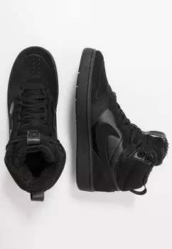 Высокие кеды Court Borough Mid 2 Boot Winterized Nike, цвет black/white