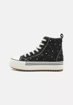 Высокие кеды Even&Odd, цвет black