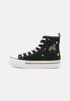 Высокие кеды Even&Odd, цвет black