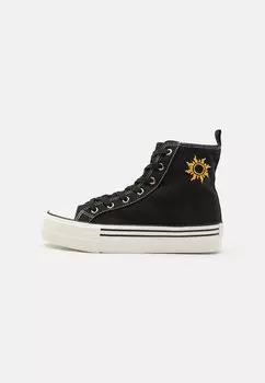 Высокие кеды Even&Odd, цвет black