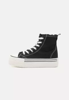 Высокие кеды Even&Odd, цвет black