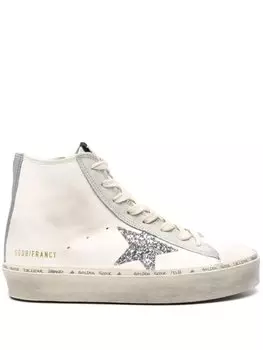 Высокие кеды Francy Golden Goose, белый