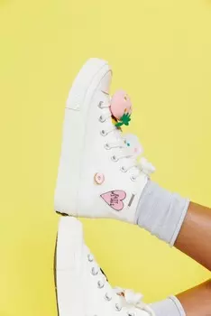 Высокие кеды Happy Feet Lola + The Boys, белый