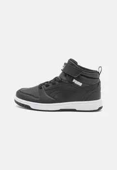 Высокие кеды Rebound Mid Unisex Puma, цвет shadow gray/black/white