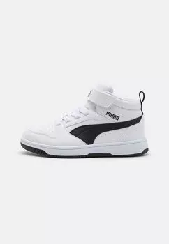 Высокие кеды Rebound V6 Mid Unisex Puma, цвет white/black