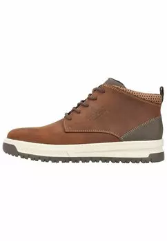 Высокие кеды Rieker, цвет noce schoko brown black
