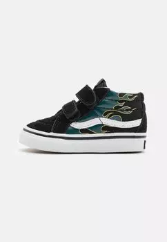 Высокие кеды Sk8 Mid Reissue Unisex Vans, цвет metallic black/multi-coloured