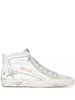 Высокие кеды Slide GOLDEN GOOSE, белый