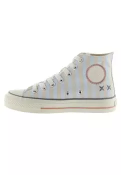 Высокие кеды TRIBU BRILLO RAYAS Victoria Shoes, синий